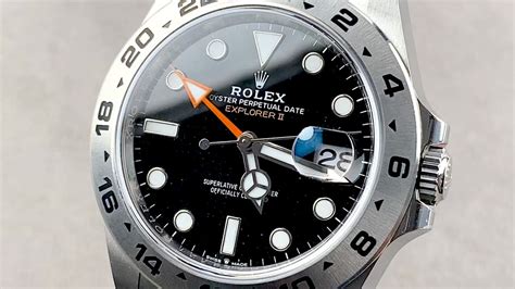 rolex explorer ii review black|2021 rolex explorer ii review.